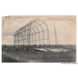 CAR-ADXP6-0277-AVIATION - LAPALISSE - MANOEUVRES DU BOURBONNAIS - HANGAR DU DIRIGEABLE REPUBLIQUE