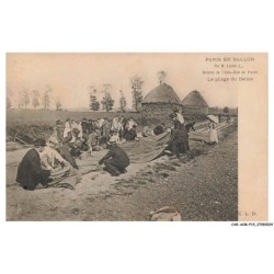 CAR-ACMP15-1086-AVIATION - PARIS EN BALLON - Le pliage du ballon