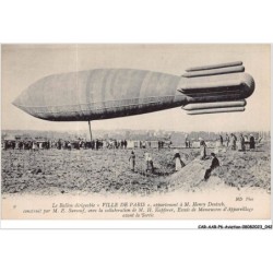 CAR-AARP6-0449 - AVIATION - Le ballon dirigeable VILLE DE PARIS