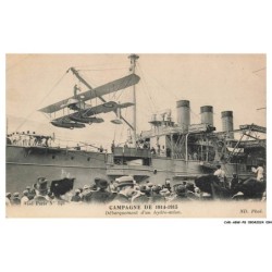 CAR-ABWP8-0752-AVIATION - campagne de 1914-1915 - débarquement d'un hydro-avion