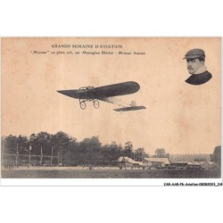 CAR-AARP6-0485 - AVIATION - GRANDE SEMAINE DE L'AVIATION - Morane en plein vol sur Monoplan Blériot