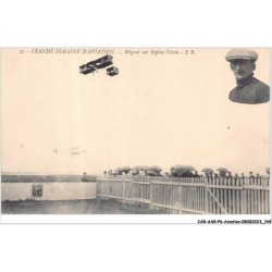 CAR-AARP6-0500 - AVIATION - GRANDE SEMAINE D'AVIATION - Mignot sur Biplan Voisin