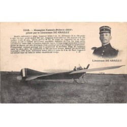 AVIATION - SAN36255 - Monoplan Esnault Pelterie piloté par le Lieutenant De Grailly