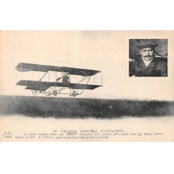AVION - SAN36996 - Le biplan Sommer piloté par Frey envergure 10m - Grande semaine d'Aviation