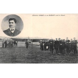 AVIATION - SAN36246 - L'Aviateur Gibet et son Blériot avant le départ