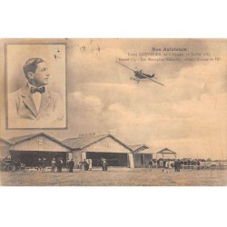 AVIATION - SAN33964 - Louis Chevalier, sur monoplan Nieuport