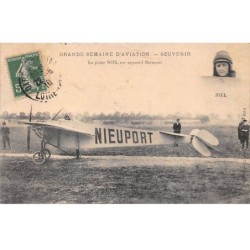 AVIATION - SAN33962 - Le pilote Niel sur appareil Nieuport