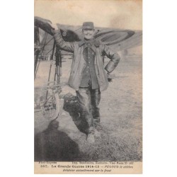 AVIATION - SAN36259 - Pégoud le célèbre aviateur actuellement sur le front