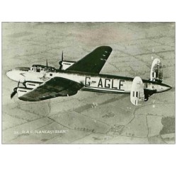 AVIATION.n°173."L'ANCASTRIAN".VERSION CIVILE DU LANCASTER.CPSM