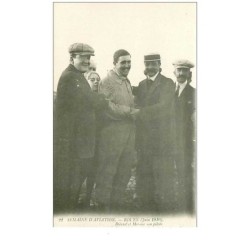 AVIATION.SEMAINE D'AVIATION.ROUEN 1910.n°56.BLERIOT ET MORANE SON PILOTE