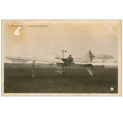 AVIATION.n°89.L'AEROPLANE "LATHAM"AU DEPART.MANQUE
