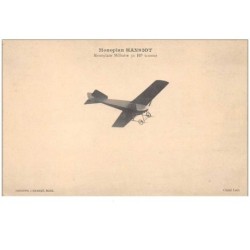 aviation . n°47169 . monoplan hanriot.monoplace militaire gnome