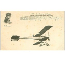 AVIIONS.n°28290.BIPLAN BREGUET PILOTE PAR MOINEAU.....TACHES