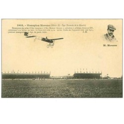 AVIATION.n°45.LE MONOPLAN MORANE (BLERIOT XI).PORTRAIT AVIATEUR