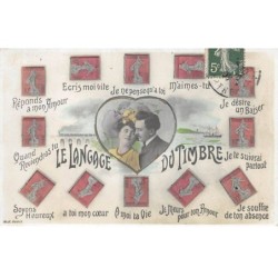 Représentations Timbres - n°87844 - Le Langage du Timbre - Réponds à mon Amour - Couple