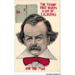 CAR-ABCP9-0894 - TIMBRES - THE STAMP THAT WANTS A LOTS OF LICKING AND THE MAN