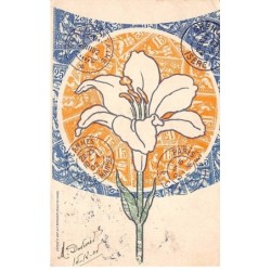 Représentations Timbres - n°84197 - Lys - Carte vendue en l'état