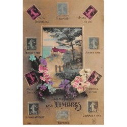 Représentations Timbres - n°90877 - Langage des Timbres - Mes Tendresses, A Bientôt, A vous ma vie ....