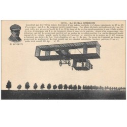 aviation. n°47936 . le biplan gobron