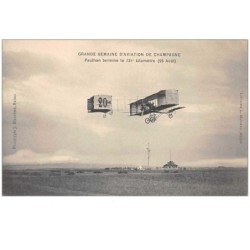 aviation . n°47148 . grande semaine d aviation de champagne . paulhan
