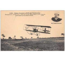 aviation. n°47964 . biplan sommer piloté par verstraeten
