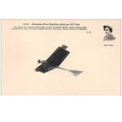 aviation. n°47960. monoplan pivot koechlin piloté par mlle niel