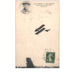 aviation . n°50225 . biplan demazel . piloté par demazel