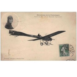 aviation. n°47970 . aerodrome de la champagne vadart sur monoplan deperdussin