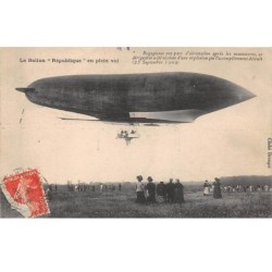 Aviation - n°69416 - Le Ballon République en plein vol