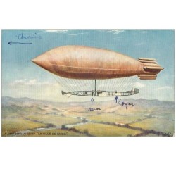 AVIATION.n°24290.DIRIGEABLE.M DEUTSCH'S AIRSHIP "LA VILLE DE PARIS"