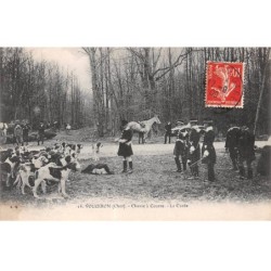 CHASSE - SAN37945 - Vouzeron - Chasse à courre - La curée