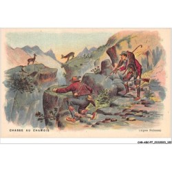 CAR-ABCP7-0634 - CHASSE AU CHAMOIS - ALPES SUISSES