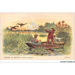 CAR-ABCP7-0630 - CHASSE AU MARAIS - CANARD SAUVAGE - FRANCE