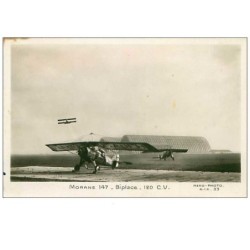 AVIATION.MORANE 147.BIPLACE.120 CV