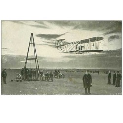 AVIATION.n°25.L'AEROPLANE WILBUR WRIGHT.L'ARRIVEE AU PYLONE