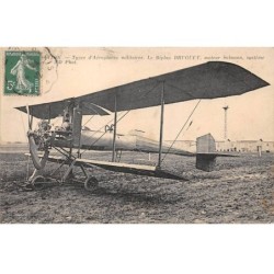Aviation - n°81336 - Types d'Aéroplanes militaires. Le Biplan Breguet, moteur Salmson, système