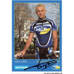 CAR-AARP2-0121 - CYCLISME - Ludovic TURPIN - Equipe Cycliste Professionnelle.AUTOGRAPHE ORIGINAL