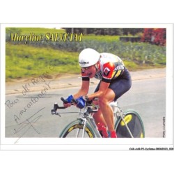 CAR-AARP2-0084 - CYCLISME - Maryline SALVETAT.AUTOGRAPHE ORIGINAL