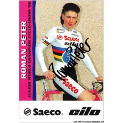 CAR-AARP2-0091 - CYCLISME - ROMAN PETER.AUTOGRAPHE ORIGINAL