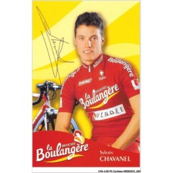CAR-AARP2-0117 - CYCLISME - Sylvain CHAVANEL - La Boulangère Brioches.AUTOGRAPHE ORIGINAL