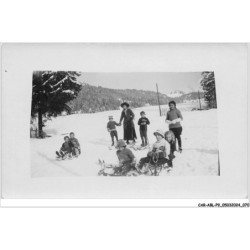 CAR-ABLP9-0738-A LOCALISE - neige - sky - luge - carte photo