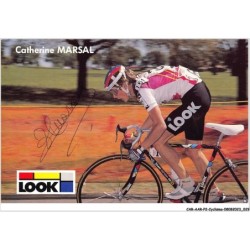 CAR-AARP2-0099 - CYCLISME - Catherine MARSAL - LOOK.AUTOGRAPHE ORIGINAL