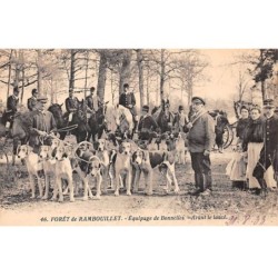 CHASSE - SAN37883 - Forêt de Rambouillet - Equipages de Bonnelles - Avant le lancé