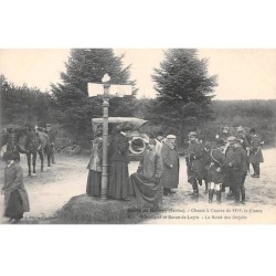 CHASSE - SAN37958 - Forêt de Bercey - Chasse à courre de MM le Comte d'Andigné et Baron de Layre