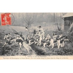 CHASSE - SAN37899 - Chasses en forêt de Compiègne- Equipage de Monseigneur le Prince Murat