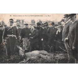 CHASSE - SAN37832 - Chasse à Courre en forêt de Fontainebleau - La Mort