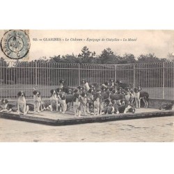 CHASSE - SAN37923 - Le château - Equipage de Chézelles - La Meute