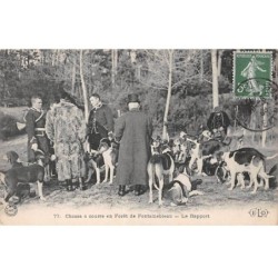 CHASSE - SAN37839 - Chasse à Courre en Forêt de Fontainebleau - Le Rapport