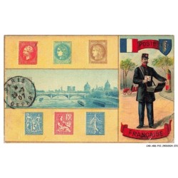 CAR-ABSP10-0761-TIMBRE - Représentation de timbres - Poste française - Vendu en etat