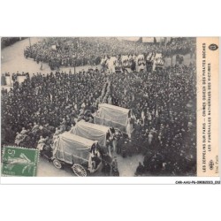 CAR-AAUP6-0419 - AVIATION - LES ZEPPELINS SUR PARIS - CRIMES ODIEUX DES PIRATES BOCHES - mes funerailles nationales